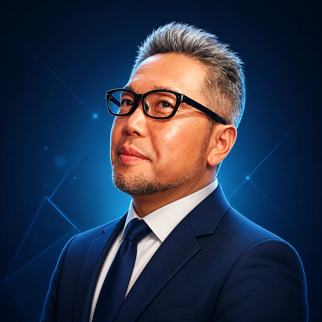 株式会社パロリーブル 代表取締役 加藤洋のプロフィールイラスト